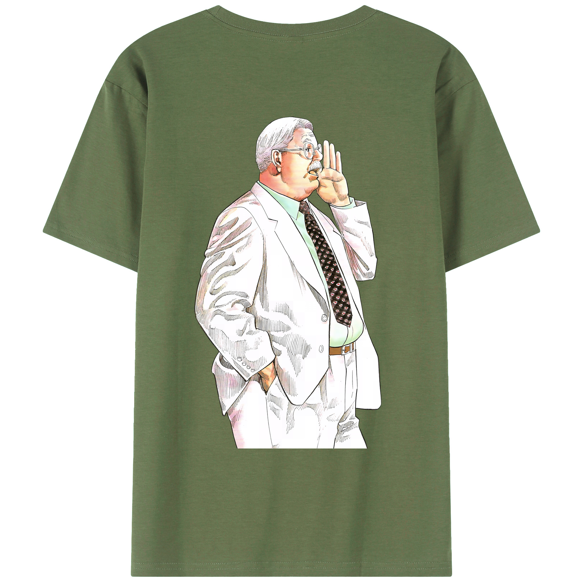 （画像用） SLAM DUNK／スラムダンク 綿100％ メンズ半袖Tシャツ（バックプリント） 通気性